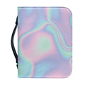 Holographic Waves Print Leather Bible Cover