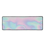 Holographic Waves Print Long Kitchen Mat