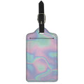Holographic Waves Print Luggage Tag