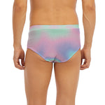 Holographic Waves Print Men's Briefs
