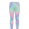 Holographic Waves Print Men's Leggings