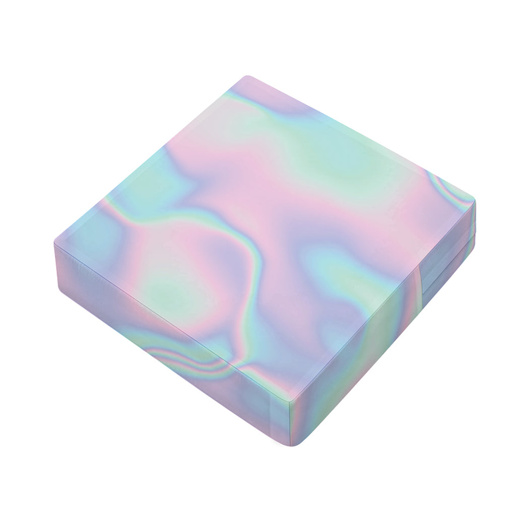 Holographic Waves Print Outdoor Seat Cushion Cover