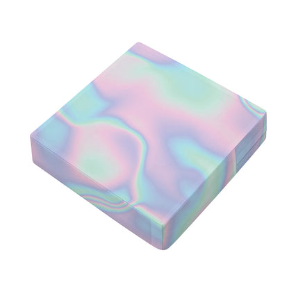 Holographic Waves Print Outdoor Seat Cushion Cover