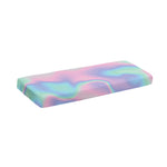 Holographic Waves Print Piano Keyboard Cover
