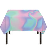 Holographic Waves Print Tablecloth