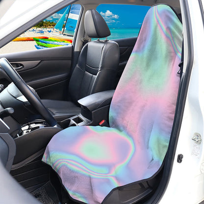 Holographic Waves Print Waterproof Car Seat Cover