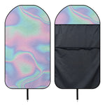 Holographic Waves Print Waterproof Car Seat Cover