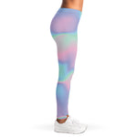 Holographic Waves Print Women's Leggings