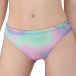 Holographic Waves Print Women's Panties