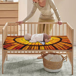 Holy Spirit Dove Stained Glass Print Baby Crib Sheet