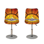 Holy Spirit Dove Stained Glass Print Bar Stool Covers