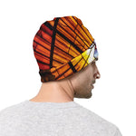 Holy Spirit Dove Stained Glass Print Beanie