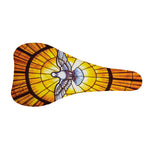 Holy Spirit Dove Stained Glass Print Bicycle Seat Cover