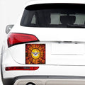 Holy Spirit Dove Stained Glass Print Car Sticker