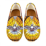 Holy Spirit Dove Stained Glass Print Casual Shoes
