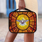 Holy Spirit Dove Stained Glass Print Classic Bible Case