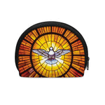 Holy Spirit Dove Stained Glass Print Coin Purse