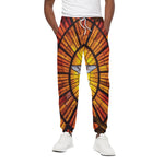Holy Spirit Dove Stained Glass Print Cotton Pants