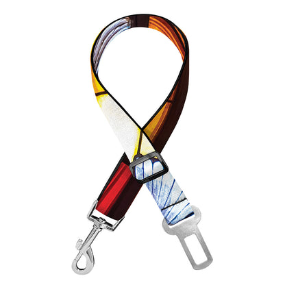 Holy Spirit Dove Stained Glass Print Dog Seat Belt