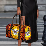 Holy Spirit Dove Stained Glass Print Duffle Bag
