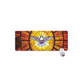 Holy Spirit Dove Stained Glass Print Extended Mouse Pad