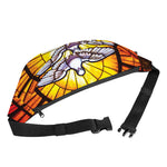 Holy Spirit Dove Stained Glass Print Fanny Pack