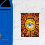 Holy Spirit Dove Stained Glass Print Garden Flag