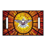 Holy Spirit Dove Stained Glass Print Golf Cart Seat Cover