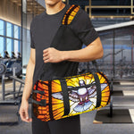 Holy Spirit Dove Stained Glass Print Gym Bag