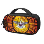 Holy Spirit Dove Stained Glass Print Insulin Cooler Travel Case