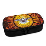 Holy Spirit Dove Stained Glass Print Insulin Cooler Travel Case