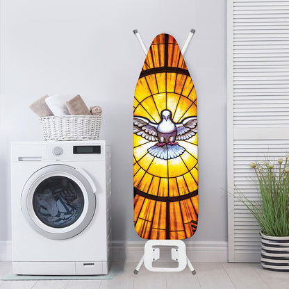 Holy Spirit Dove Stained Glass Print Ironing Board Cover