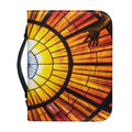 Holy Spirit Dove Stained Glass Print Leather Bible Cover