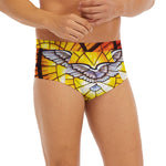 Holy Spirit Dove Stained Glass Print Men's Briefs