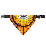 Holy Spirit Dove Stained Glass Print Over The Collar Dog Bandana