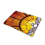 Holy Spirit Dove Stained Glass Print Pet Cooling Mat Cover