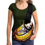 Holy Spirit Dove Stained Glass Print Pet Sling Carrier