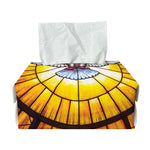 Holy Spirit Dove Stained Glass Print Rectangle Tissue Box Cover