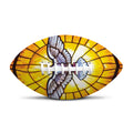 Holy Spirit Dove Stained Glass Print Rugby Ball