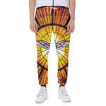 Holy Spirit Dove Stained Glass Print Scuba Joggers