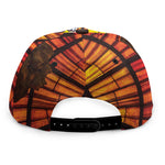 Holy Spirit Dove Stained Glass Print Snapback Cap