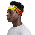 Holy Spirit Dove Stained Glass Print Sports Headband