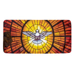 Holy Spirit Dove Stained Glass Print Towel