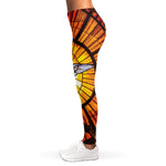 Holy Spirit Dove Stained Glass Print Women's Leggings