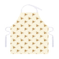 Honey Bee Hive Pattern Print Adjustable Apron