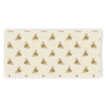 Honey Bee Hive Pattern Print Beach Towel