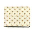 Honey Bee Hive Pattern Print Bifold Wallet