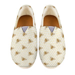 Honey Bee Hive Pattern Print Casual Shoes