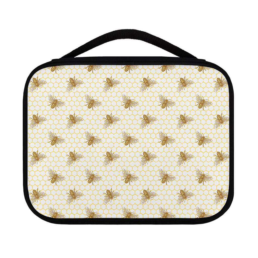 Honey Bee Hive Pattern Print Classic Bible Case