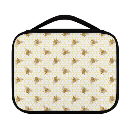 Honey Bee Hive Pattern Print Classic Bible Case